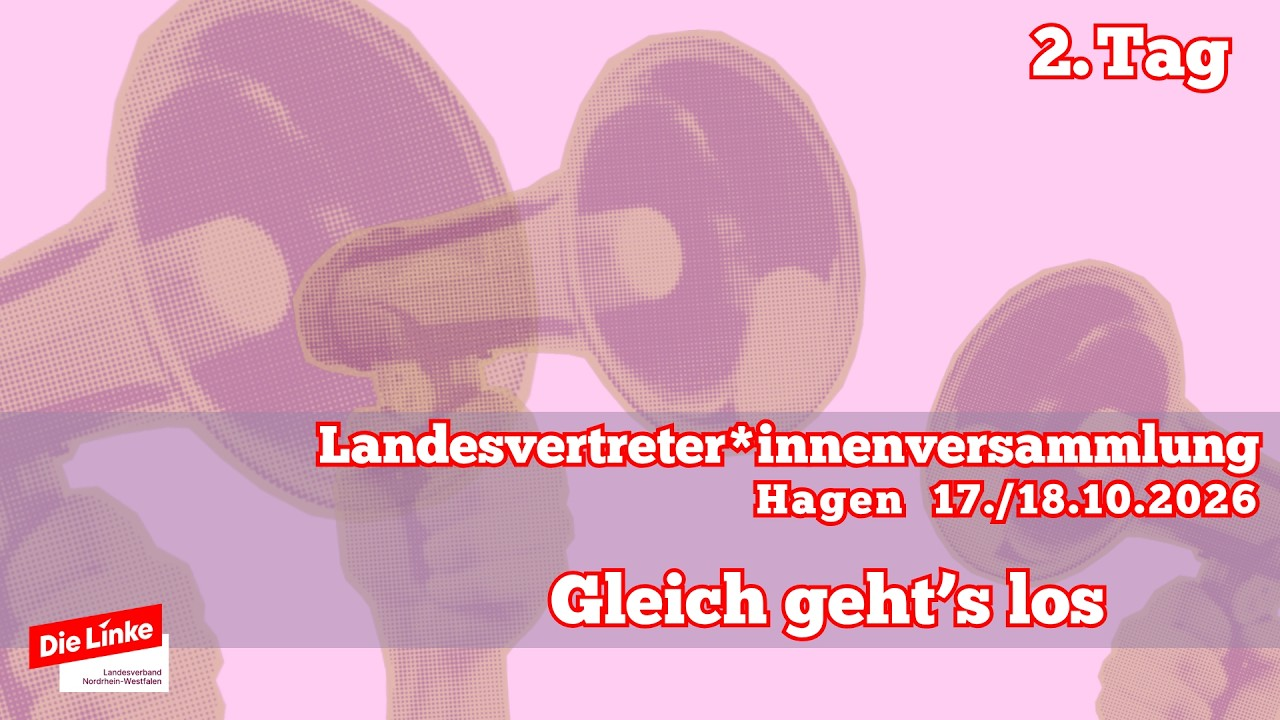 Landesvertreter*innenversammlung 17./18.10.26 Hagen, 2. Tag, nachmittag